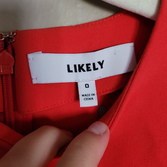 NWOT Likely Eyelet Manhattan Dress, 0, Bittersweet - Picture 7 of 8